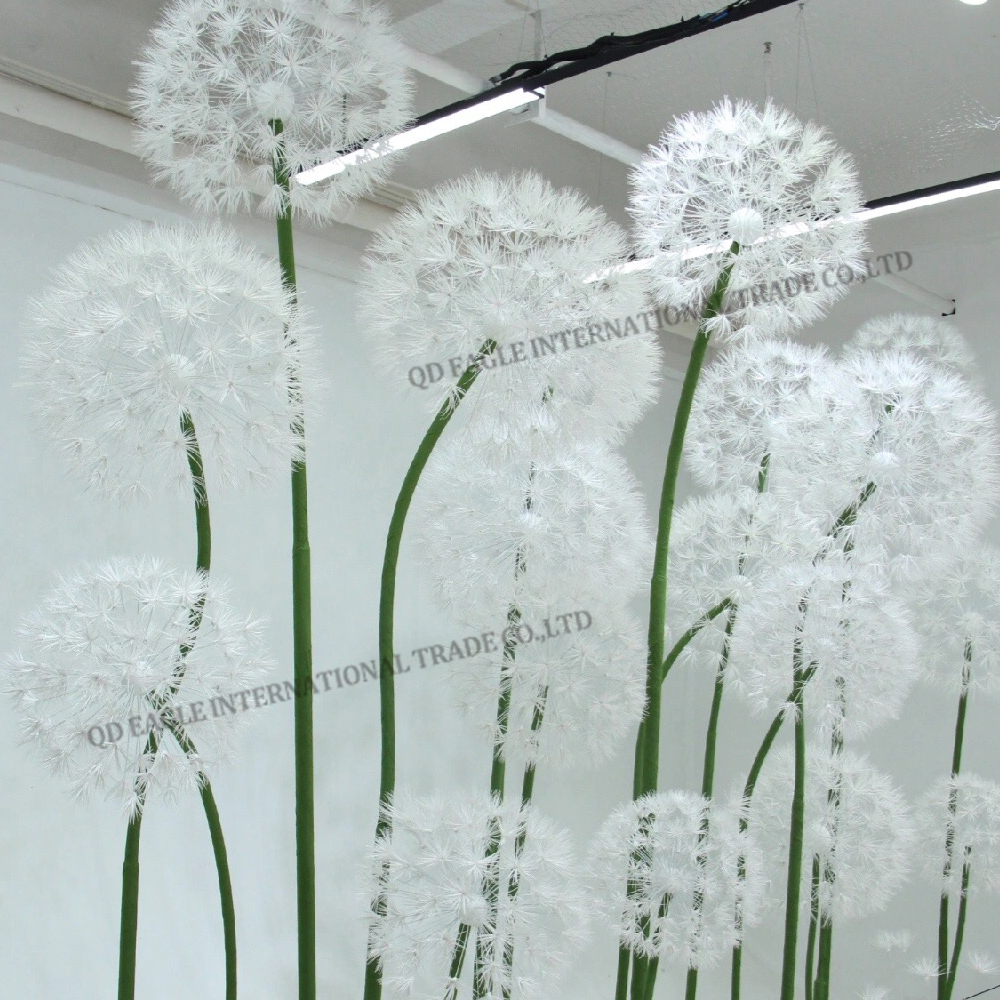 Large tall vivid dandelion flowers giant paper flowers for home party wedding display