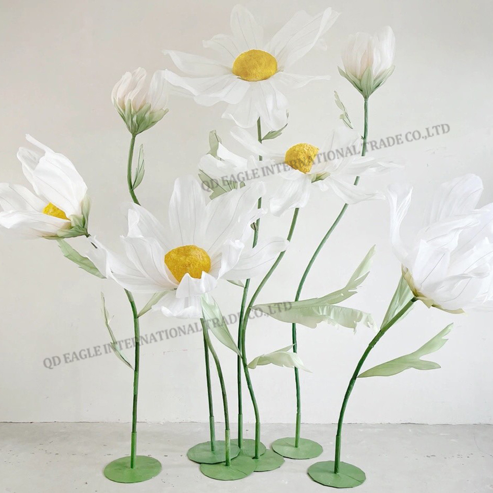 handmade organza daisy giant flower