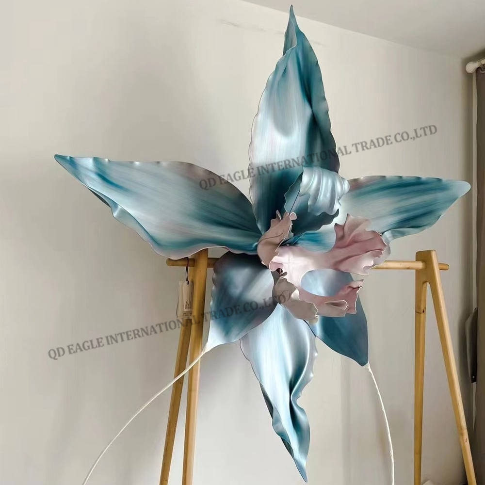 Gradient color Mosaic high quality EVA giant flowers used in the home living room wedding hanging decoration activity display