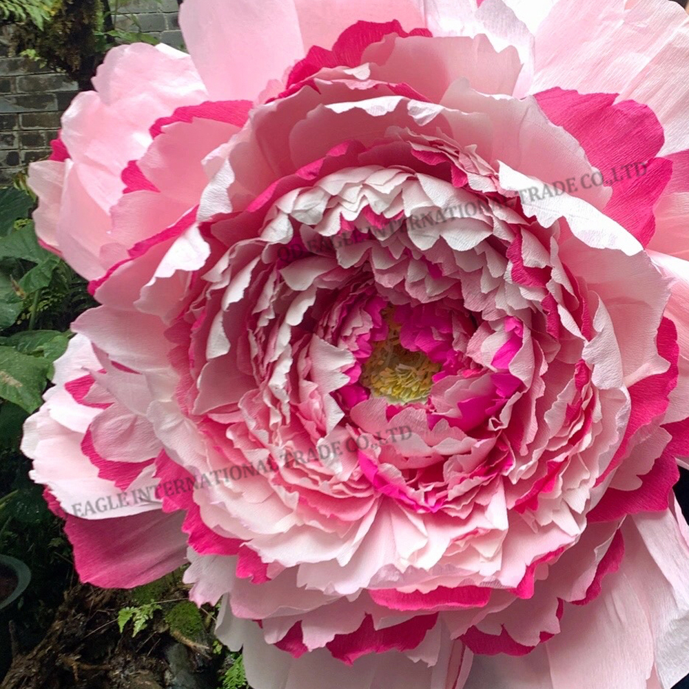 Hot Sale paper artificial giant big peony flowe...