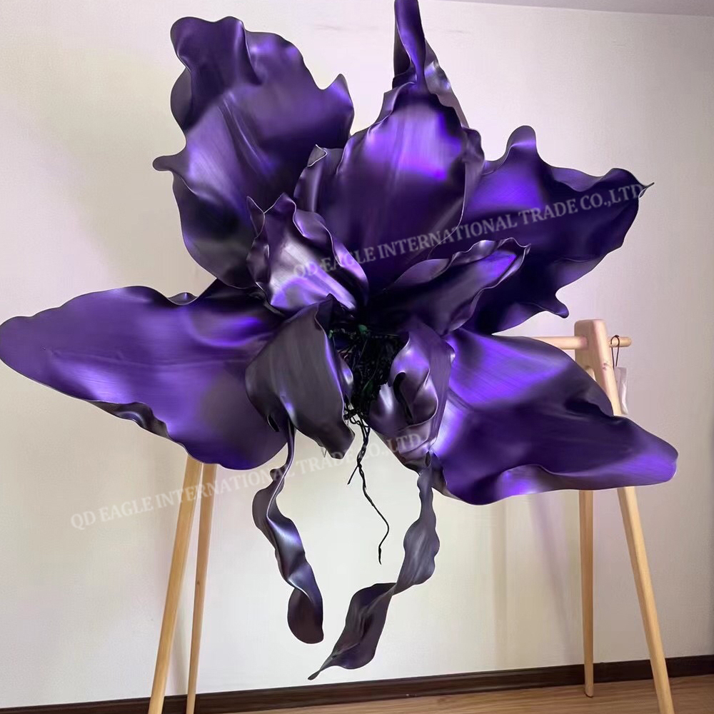 Luxury giant EVA iris custom huge flower for home hanging decor event display party shop store decoration