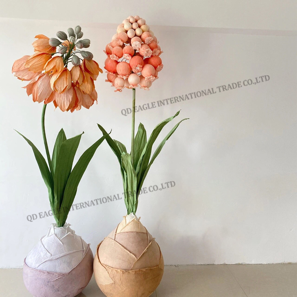 Store display artificial flower customized gian...