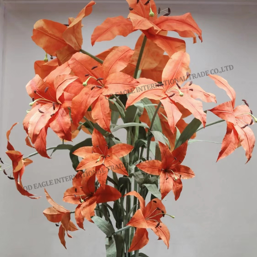 giant artificial paper Lily flowers