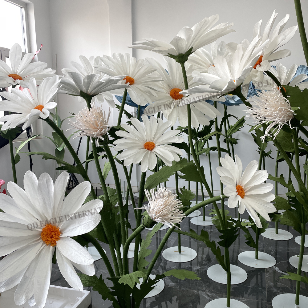 Customized Color/Size Giant Flowers White Paper...